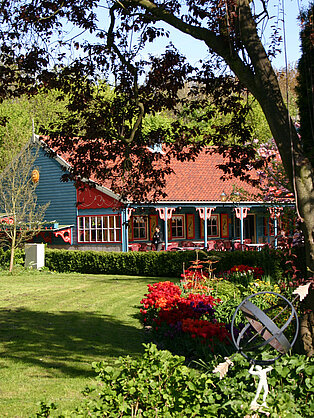 Doorkijkje naar het restaurant
